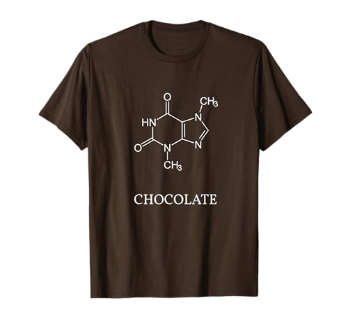 Chocolate Molecule Theobromine T-Shirt T-Shirt