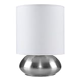 Empfohlenes Leuchtmittel: 1 x dimmbare Glühlampe max. 40 W, E14 Fassung oder gleichwertige LED-Birne erforderlich (nicht enthalten). Achtung: Nicht alle LED-Lampen sind dimmbar. Die Verwendung einer nicht dimmbaren Glühbirne kann zur Beschädigung der Lampe führen