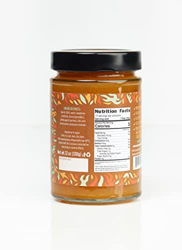 GOOD GOOD Sweet Apricot Jam - 12 oz / 330 g - No Added Sugar Apricot Jam - Vegan - Gluten Free - Diabetic, Jam with Stevia
