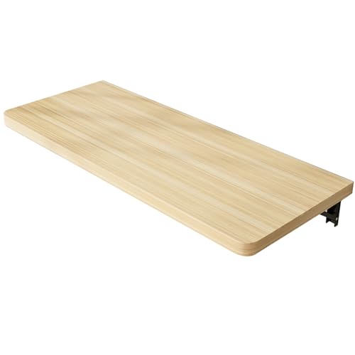 Table pliante murale bureau pliant bois suspendu rabattable