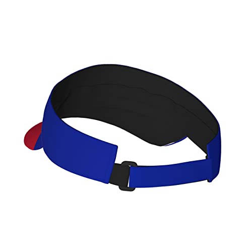 Image of Cute Funny Flag Hat Women Men Adjustable Flag Sport Sun Visor Hat Summer Fashion Sun Cap Beach Flag Hat