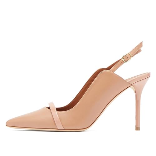 Chaussures à talons hauts de 9 cm à bout pointu stables et confortables