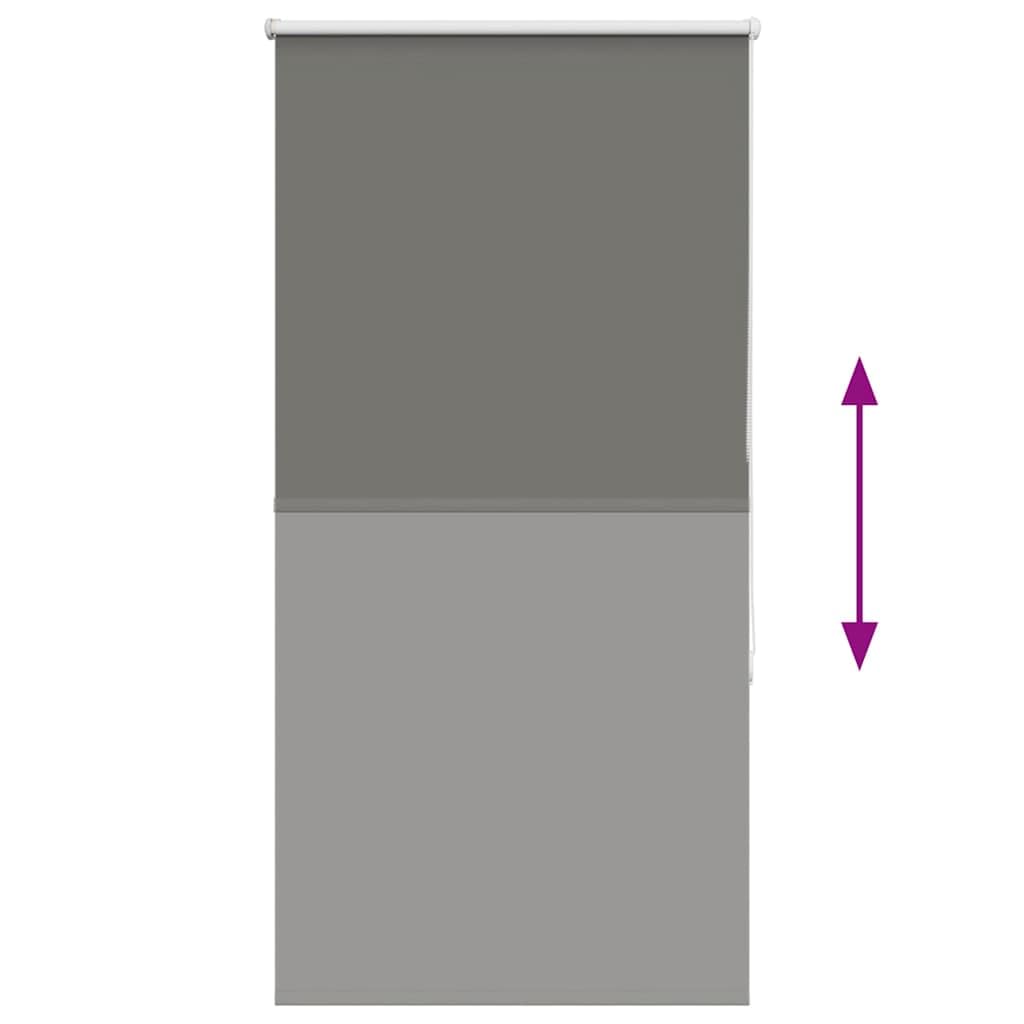 Store Enrouleur Occultant 65 x 130 cm Gris, Store Thermique en Polyester avec Fixation sans Perçage ou Vis pour Fenêtre de Maison et Bureau, Largeur Tissu 60,7 cm
