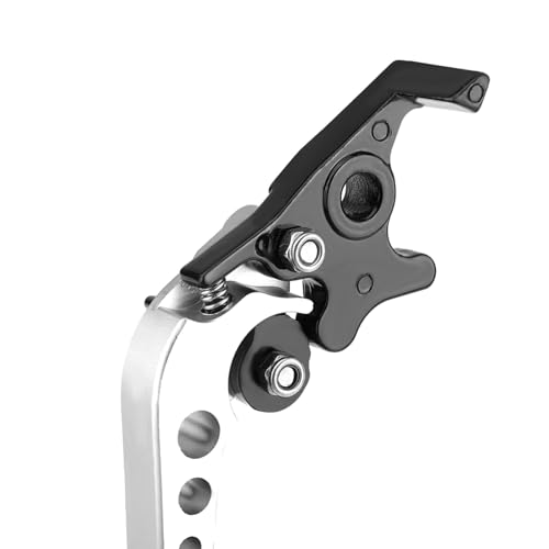 yafa pour levier de frein moto paire de levier de frein d’embrayage,Levier de frein d'embrayage, poignée de levier de frein à tambour pour moto en aluminium CNC de 22 mm, 7/8 ", universel(argent) – vue 9