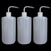 3Pcs 1000ml(33oz) Plastic Safety Lab Wash Bottle, Plastic Squeeze Bottle with Scale Labels and Narrow Mouth, Watering Bottles for Chemistry, Industry, Lab & Gardening(LDPE)