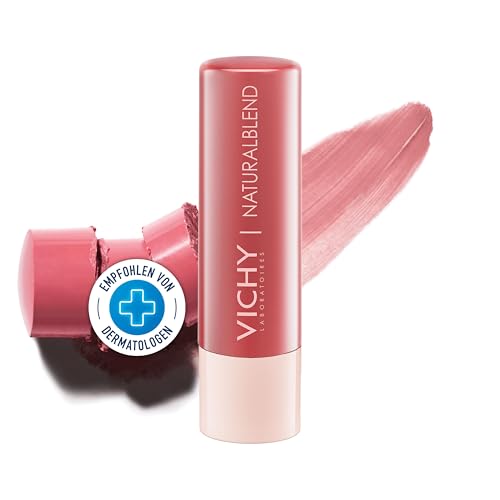 Vichy NaturalBlend, Feuchtigkeitsspendender getönter Lippenbalsam, Regenerierend, Mit Bienenwachs, natürlichen Ölen und Kokosnussbutter, Farbe: nude, 4,5 g