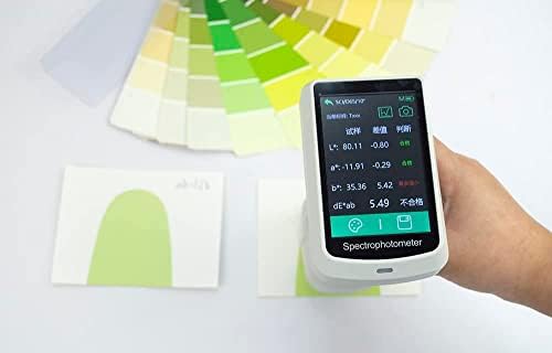 VTSYIQI Portable Spectrophotometer Colorimeter Color Difference Tester with Three Caliber Repeatability 0.02 USB Bluetooth Interface ASTM E1164 ISO7724-1 Built-in Camera View Display