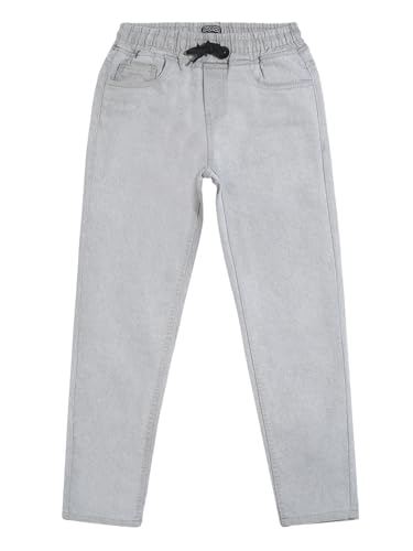 Image of Urbano Juniors Boy's Regular Fit Mid Rise Washed Denim Jogger Jeans Stretchable