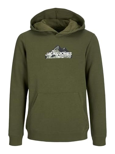 Sweatshirt à capuche garçon JACK&JONES Cypress - JCOMOUNTAIN Logo Sweat Hood SN MNI