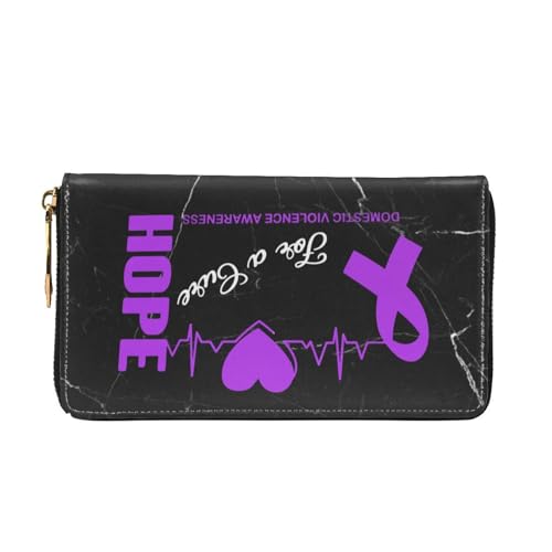 Hope for a Cure Domestic Violence Awareness Wallet Card Bag3