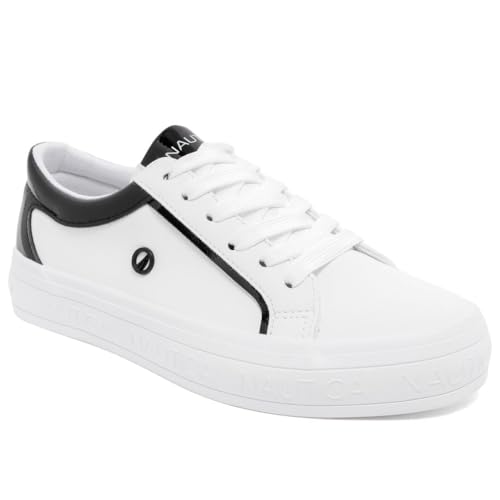 Image of Nautica Women Fashion Sneaker Lace-Up Tennis Casual Shoes for Ladies