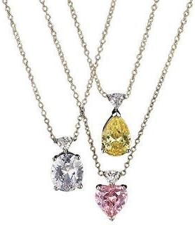 Faux Diamond Necklace 