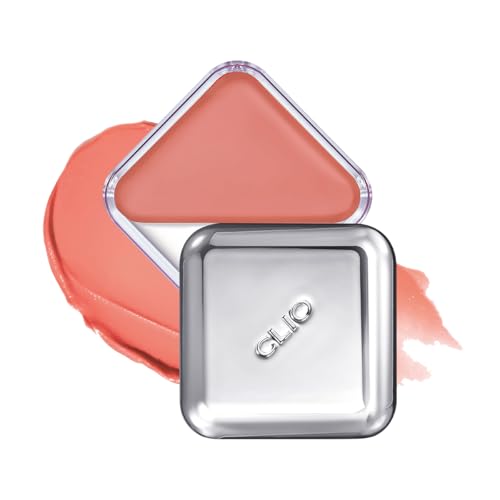 CLIO Essential Lip & Cheek Tap, Pocket Blush, Creamy & Blendable Color For Lips and Cheeks, Contour & Highlight Face, Buildable Dewy & Natural Glow Finish, Non-Greasy, Travel-Sized (01 PEACH FLUSH)