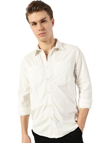 Chemise décontractée pour homme Thomas Scott à texture et col large