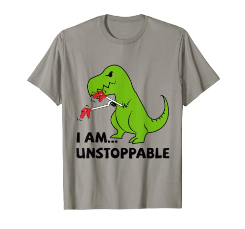 I'M UNSTOPPABLE T-Rex Dinosaur Funny Cute Trendy T-shirt Tee T-Shirt