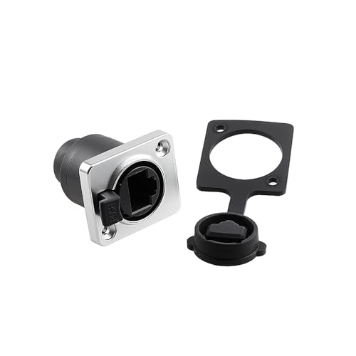 Conector Impermeable Uonecn RJ45 Hembra para Panel miniatura 5