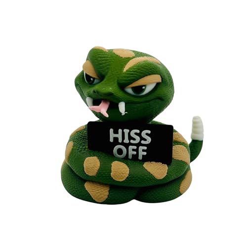 Snake Hiss Off” - Animals with Attitude 3D Printed Figurine,