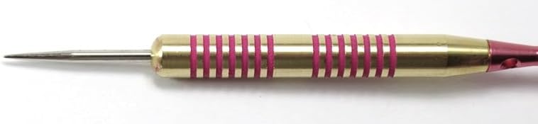 Miniatura 2 de Ladies Pink Passion - Dardos de punta de acero de 0.78 oz, agarre anillado, con vuelos adicionales, ejes, herramienta