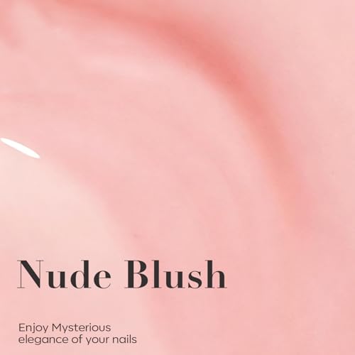 Image of AZUREBEAUTY Nude Pink Shimmer Nail Polish