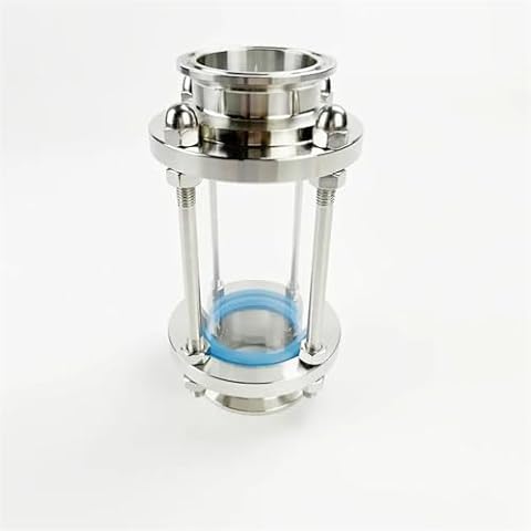 2" Diopter with Grooved Seal for Bubble Plate Sets,Sight Tower for Distillation,Flow Sight Glass Diopter(Height 165mm) Cover