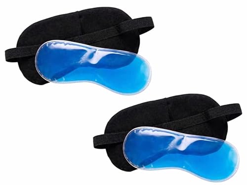Image of Gel Eye Mask for Dark Circles & Puffiness Cooling Eye Pads for Relaxation, Stress Relief & Eye Care (Set of 2)