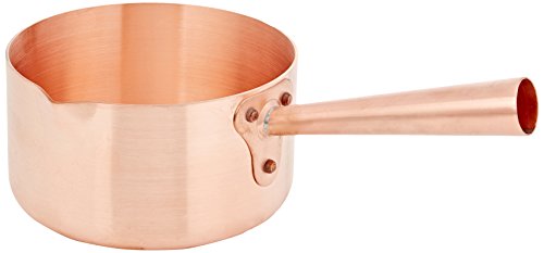 Mauviel Made In France M'Passion 2194.18 Copper 2-1/2-Quart Sugar Saucepan with Copper Handle