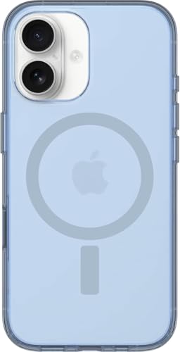 Image of OtterBox iPhone 16 (Only) - Symmetry Clear Series+ Case - Blue Bliss - Snaps to MagSafe - Ultra-Sleek - Raised Edges Protect Camera & Screen - Non-Retail Packaging