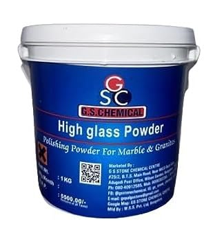 G.S.CHEMICAL Marble Polishing Powder | High Gloss Superior Reflection | 1Kg Bucket