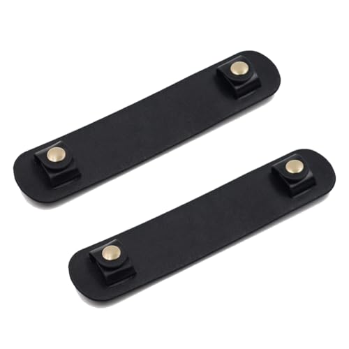 Image of Anti-Skid Bag Shoulder Strap Pad 2 Pcs Leather Shoulder Strap Handle Wrap Cover Comfortable for Tote Crossbody