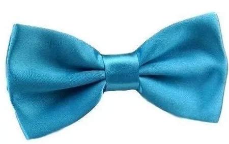 Gravata Borboleta Com Regulador Adulto E Infantil (Adulto, Azul Tifany)