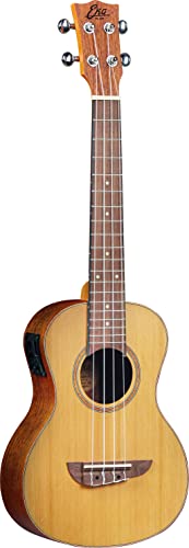 Materiale Fasce: Mogano EKO GUITARS - UKU EVO UKULELE TENORE EQ, Ukulele EVO Tenore con Equalizzatore, Fasce e Fondo in Mogano, Top in Cedro, Colore Natural