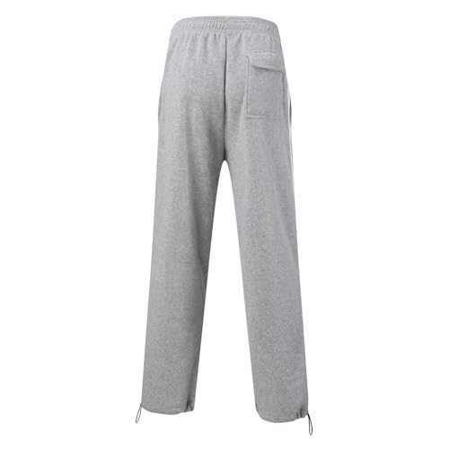 Muscularfit Mens Casual Pants Stretch Waist Big and Tall Athletic Sweatpants with Pockets Lightweight Solid Lounge Fall Pants2