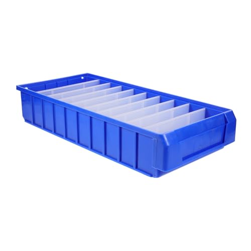 LALAFINA Caja Organizadora de Herramientas y Tornillos Mediana Abs con Separadores Extraíbles Resistente y Práctica para Taller y Almacenamiento Garaje