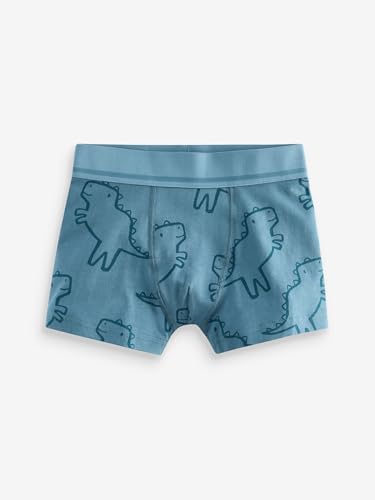 NEXT Jungen Gemusterte Unterhosen im 5er-Pack Linear Dino Print 98-104