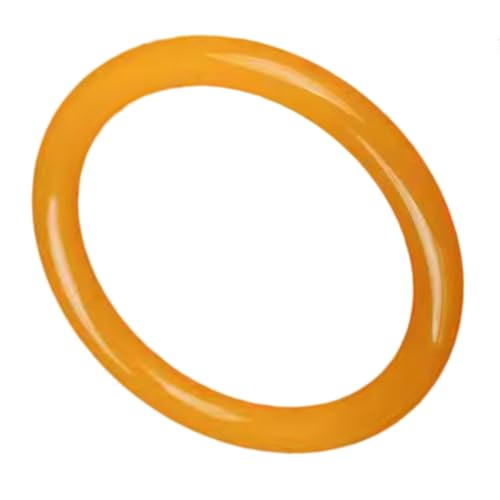 Bracelet en jade rond jaune fin véritable, bijou artisanal d'exception pour femme élégante