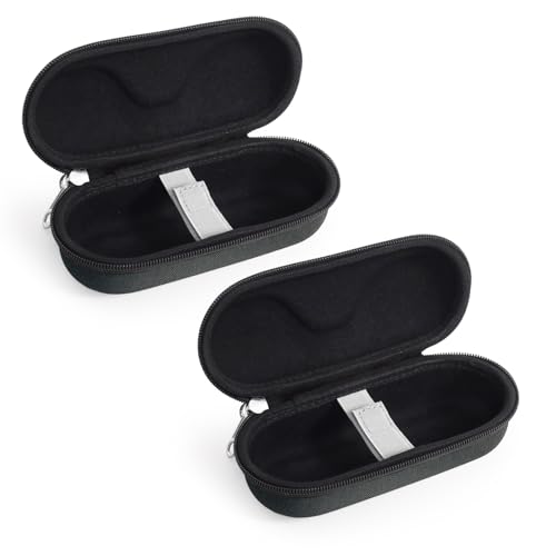 Image of Bukere Sunglasses Case, Hard Shockproof Glasses Case with Secure Strap & Carabiner Hook, Eyeglasses Storage Organizer