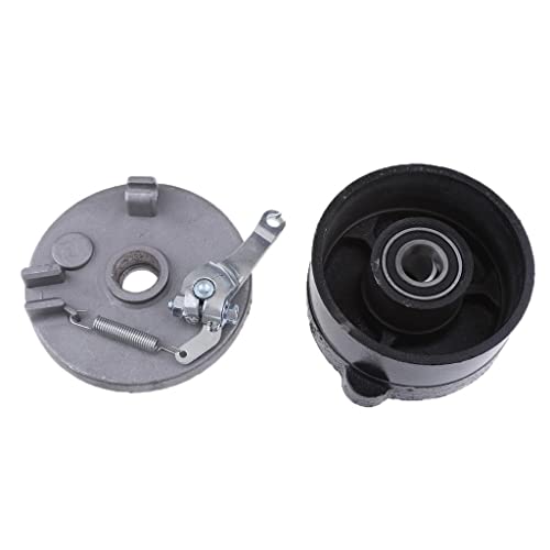 Frein tambour quad 110 avec moyeu trois boulons en fer pour réparation de go kart gauche