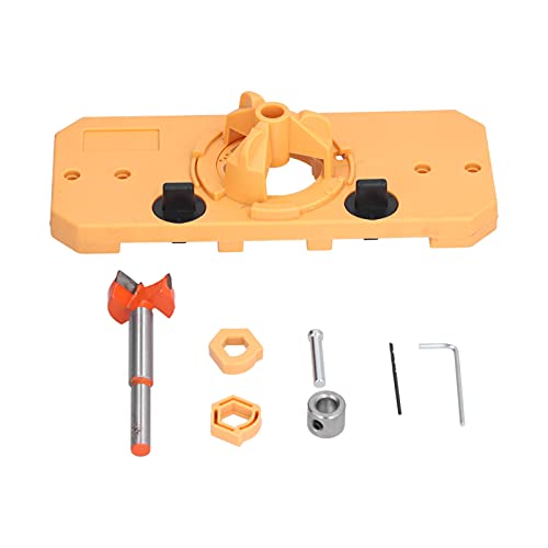 35mm Woodworking Hinge Hole Puncher Cabinet Door Hinge Hole Opener Hinge Hole Opener Hinge Hole Drilling Kit Durable for Woodworking Tools