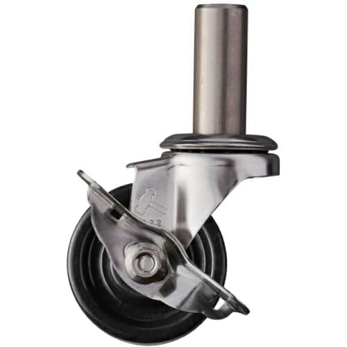 Hammer Caster 315SK-PH65 SK Series All Stainless Steel Swivel Phenolic Wheels, 2.6 inches (65 mm) with Stopper