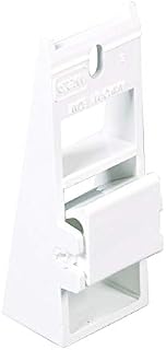 Amerimax+3+in.+H+x+1.5+in.+W+x+1+in.+L+White+Vinyl+Fascia+Fixer+-+Case+of%3a+50%3b5050