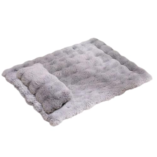 Lit lavable confortable pour chien et chat avec tapis déhoussable 90cm