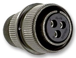 Conector MS3106A16-10S MIL-DTL-5015 circular con rosca para soldadura militar
