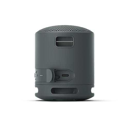 Sony SRS-XB100 Wireless Bluetooth Portable Lightweight Super-Compact Travel Speaker, Extra-Durable IP67 Waterproof & Dustproof, 16 Hrs Batt, Versatile Strap, Extra Bass & Hands-Free Calling-Black 9 31SBaAl1XhL