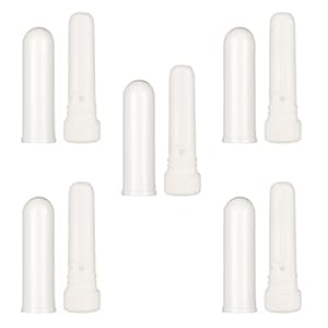 10 stuks witte aromatherapie -inhalators etherische olie navulbare inhalatoren voor etherische oliën