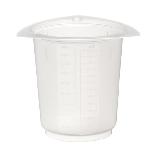 Dyn-a-med 80094 polypropylene tri-pour disposable beaker, 250ml c…