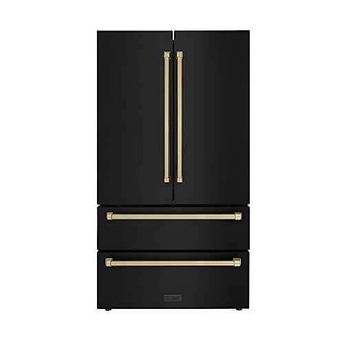 Z Line Kitchen and Bath ZLINE Autograph 36 in. Black Steel Counte...