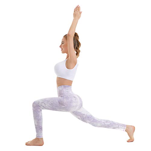 Image of iniber High Waisted Yoga Pants with Pockets for Women 4-Way Stretch Soft Running Workout Leggings Athletic Yoga Pants