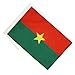 Burkina Faso Flag 18'' x 12'' cords - Burkinabé SMALL flags 30 x 45cm - Banner 18x12 in - AZ FLAG