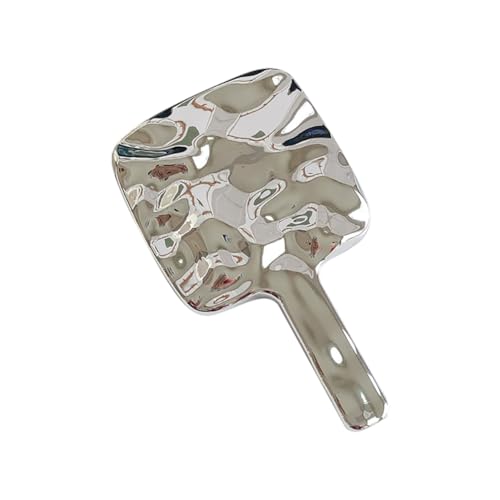 GSHLLO Pequenos espelhos de mão espelho de maquiagem manual espelho cosmético quadrado redondo espel