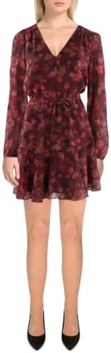 Steve Madden Apparel Kara Dress, Pink Multi, Small